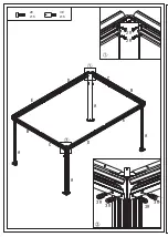 Preview for 8 page of PURPLE LEAF HARDTOP GAZEBO WITH DOUBLE ROOF Assembly Manual