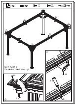 Preview for 10 page of PURPLE LEAF HARDTOP GAZEBO WITH DOUBLE ROOF Assembly Manual