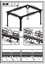 Preview for 11 page of PURPLE LEAF HARDTOP GAZEBO WITH DOUBLE ROOF Assembly Manual