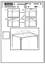 Preview for 12 page of PURPLE LEAF HARDTOP GAZEBO WITH DOUBLE ROOF Assembly Manual