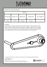 Preview for 6 page of Purple Line FullStop Nemesis Plus Installation Manual And User'S Manual