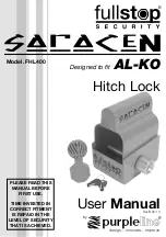 Preview for 1 page of Purple Line fullstop Saracen FHL400 User Manual