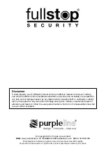 Preview for 3 page of Purple Line fullstop Saracen FHL400 User Manual