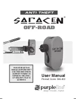 Preview for 1 page of Purple Line Saracen SHL400 User Manual