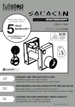 Preview for 1 page of Purple Line SARACEN Installation Manual And User'S Manual