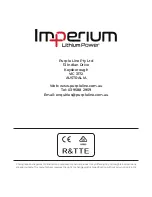 Предварительный просмотр 10 страницы Purpleline Imperium IMP004 Manual