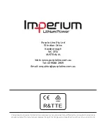 Предварительный просмотр 10 страницы Purpleline Imperium IMP009 User Manual