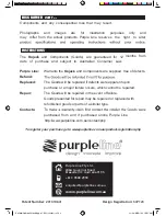 Предварительный просмотр 8 страницы Purpleline kojack KJ4T User Manual