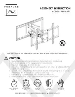 PURPOSEAV PAV-ART-L Assembly Instruction Manual preview