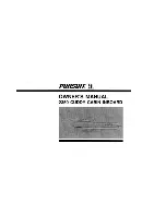 PURSUIT 1989 2350 Cuddy Cabin Inboard Owner'S Manual preview