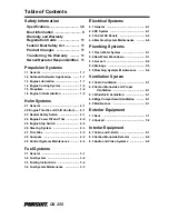Preview for 5 page of PURSUIT OS 255 Owner'S Manual