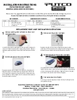 Предварительный просмотр 1 страницы PUTCO 900511 Installation Instructions