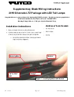 Preview for 1 page of PUTCO 92009-60 Wiring Instructions