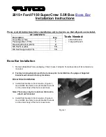 PUTCO Boss Bar Installation Instructions preview