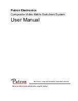 Preview for 1 page of Putron Electronics MATRIX MCV128128A User Manual