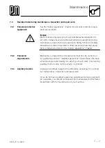 Preview for 277 page of Putzmeister 210109379 Operating Instructions Manual