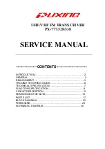 Puxing PX-328 Service Manual preview