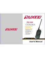 Preview for 1 page of Puxing PX-555 User Manual