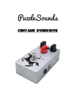 PuzzleSounds CENTAUR OVERDRIVE Manual предпросмотр