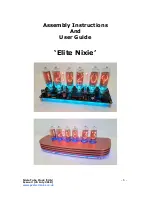 PV Electronics Elite Nixie Assembly Instructions And User Manual preview