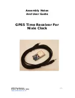 PV Electronics GPS5 Assembly Notes And User Manual предпросмотр