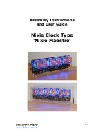 PV Electronics Nixie Maestro Assembly Instructions And User Manual preview