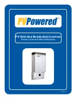 PV Powered Grid-Tied Installation & Operation Manual preview