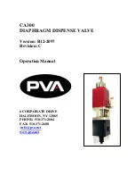 Предварительный просмотр 1 страницы PVA CA300 Operation Manual