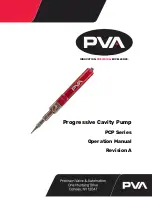 PVA PCP Series Operation Manual предпросмотр