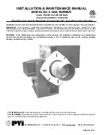 Preview for 1 page of PVI Industries SU-3 Installation & Maintenance Manual