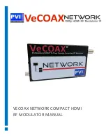 Предварительный просмотр 1 страницы PVI VeCOAX Manual