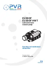 PVR EU300F Operating And Maintenance Instructions Manual preview