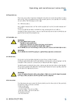 Preview for 5 page of PVR EU300F Operating And Maintenance Instructions Manual