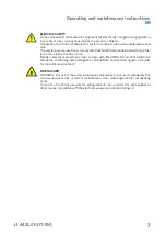 Preview for 7 page of PVR EU300F Operating And Maintenance Instructions Manual