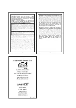 Preview for 7 page of PVR sub-zero SZ-7534 Operating Instructions Manual