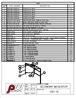 Preview for 2 page of PW Athletic 1201-10 Installation Instructions Manual