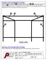 Preview for 9 page of PW Athletic 1201-10 Installation Instructions Manual