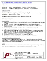 Preview for 1 page of PW Athletic 2239-18G Quick Start Manual