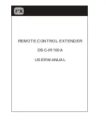 PX DSC-IR100A User Manual preview