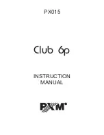 Preview for 1 page of PXM Club 6p Instruction Manual