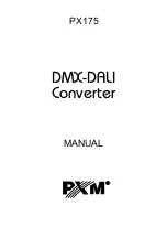 Preview for 1 page of PXM DMX-DALI Converter Manual