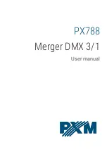 Предварительный просмотр 1 страницы PXM Merger DMX 3/1 User Manual