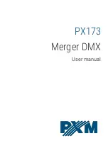 Предварительный просмотр 1 страницы PXM Merger DMX User Manual