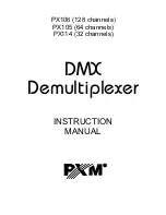 PXM PX106 Instruction Manual preview