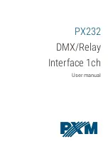 PXM PX232 User Manual preview