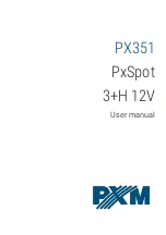 PXM PX351 User Manual предпросмотр