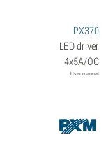 PXM PX370 User Manual preview