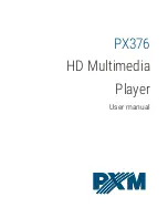 PXM PX376 User Manual preview