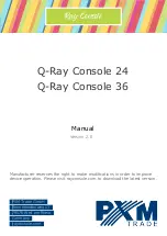 PXM Q-Ray Console 24 Manual preview