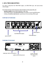 Предварительный просмотр 4 страницы PXM Splitter DMX-RDM Manual